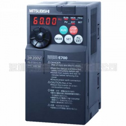 三菱變頻器FR-E720-0.1K日本原裝，電源三相220V,